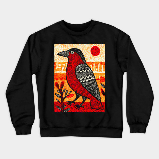 Solar Crow | The Sun Bringer Omen Crewneck Sweatshirt by TuncGK
