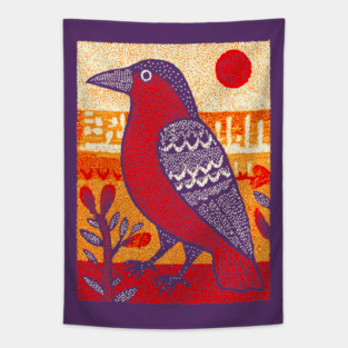 Solar Crow | The Sun Bringer Omen Tapestry