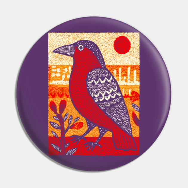 Solar Crow | The Sun Bringer Omen Pin by TuncGK