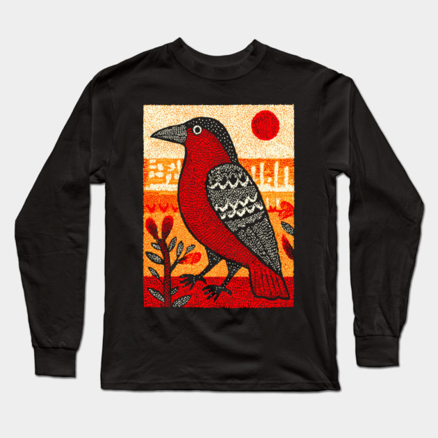 Solar Crow | The Sun Bringer Omen Long Sleeve T-Shirt by TuncGK