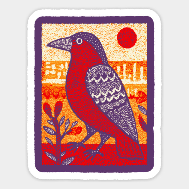 Solar Crow | The Sun Bringer Omen Magnet by TuncGK