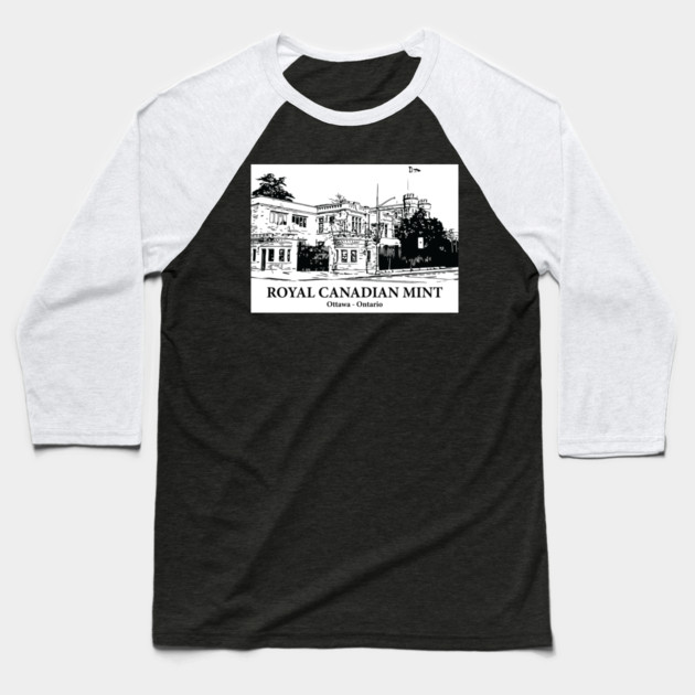 Royal Canadian Mint - Ottawa ON Baseball T-Shirt by Lakeric