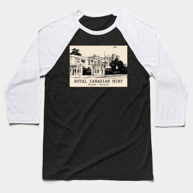 Royal Canadian Mint - Ottawa ON Baseball T-Shirt by Lakeric