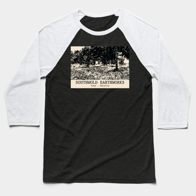 Southwold Earthworks - Iona ON Baseball T-Shirt by Lakeric