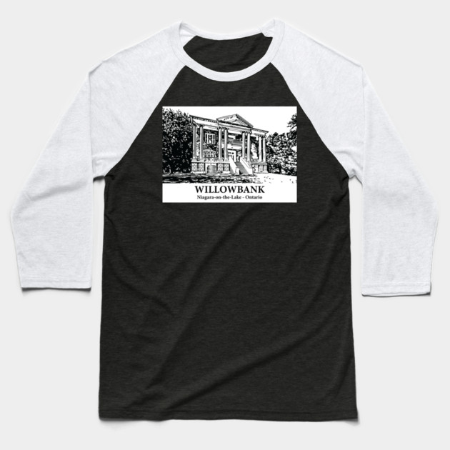 Willowbank - Niagara-on-the-Lake ON Baseball T-Shirt by Lakeric