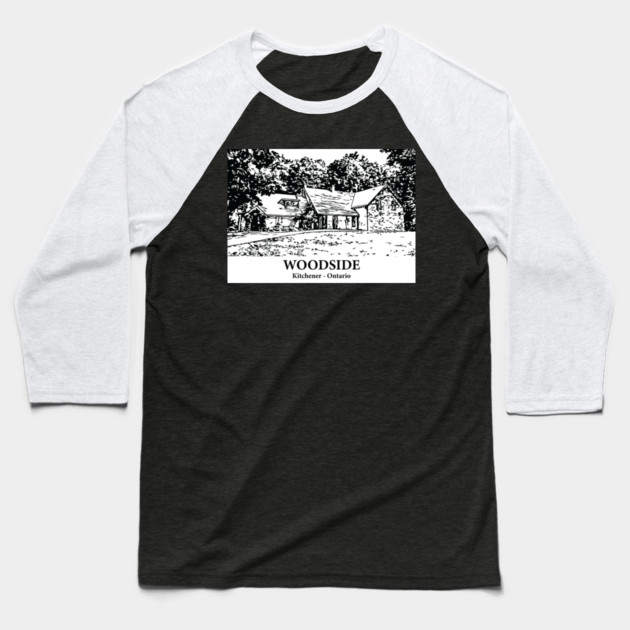 Woodside - Kitchener ON Baseball T-Shirt by Lakeric