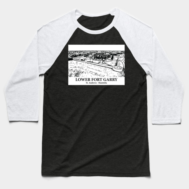 Lower Fort Garry - St. Andrews MB Baseball T-Shirt by Lakeric
