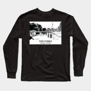 The Forks - Winnipeg MB Long Sleeve T-Shirt