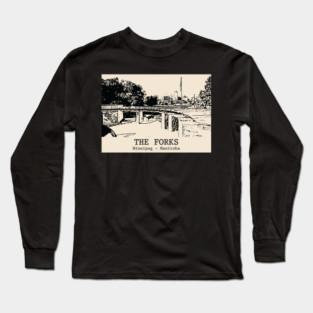 The Forks - Winnipeg MB Long Sleeve T-Shirt
