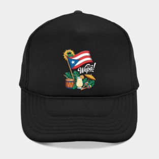Boricua Christmas Coquito Wepa Puerto Rican Vibes Hat