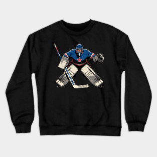 Vintage Ice Hockey Goalie Crewneck Sweatshirt