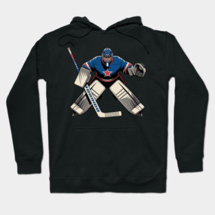 Vintage Ice Hockey Goalie Hoodie