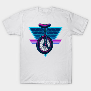 Unicycle Rider Illustration T-Shirt