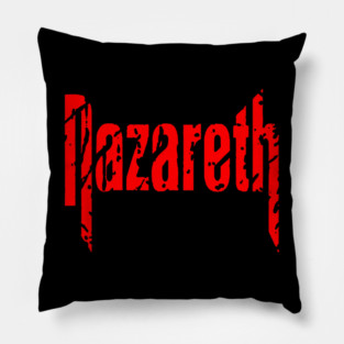 red Logo Nazareth Band Pillow