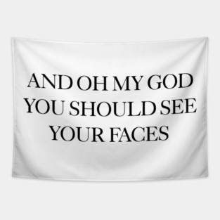 and oh my god you should see your faces, pregnancy announcement Tapestry