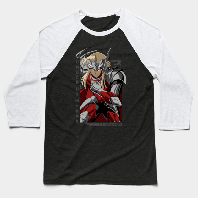Hagen of Merak Warrior - Saint Seiya Baseball T-Shirt by Otaku Vibes