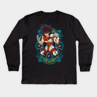 Seiya - Pegasus Saint Seiya Kids Long Sleeve T-Shirt