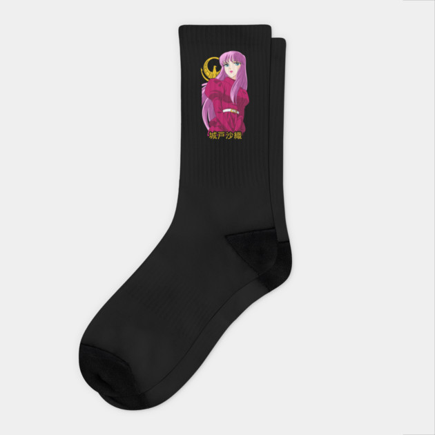 Shiroto Saki - Saint Seiya Anime Socks by Otaku Vibes