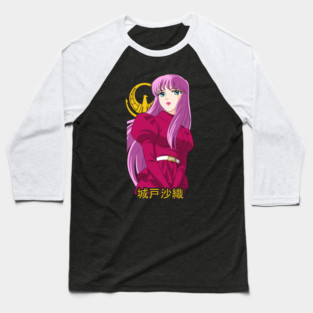 Shiroto Saki - Saint Seiya Anime Baseball T-Shirt
