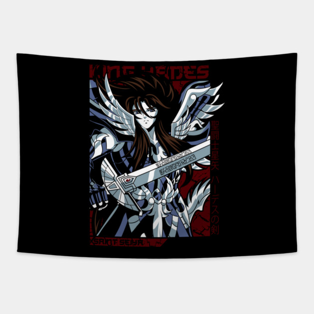 Hades - Saint Seiya Anime Tapestry by Otaku Vibes