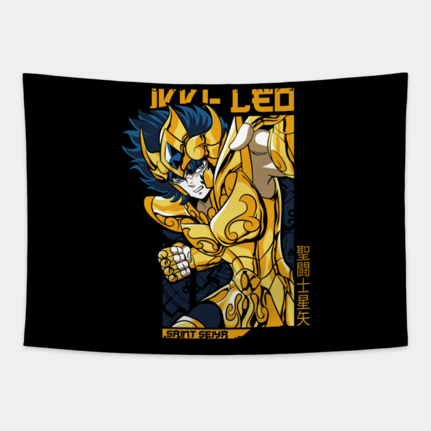 Ikki - Leo - Saint Seiya Anime Tapestry by Otaku Vibes