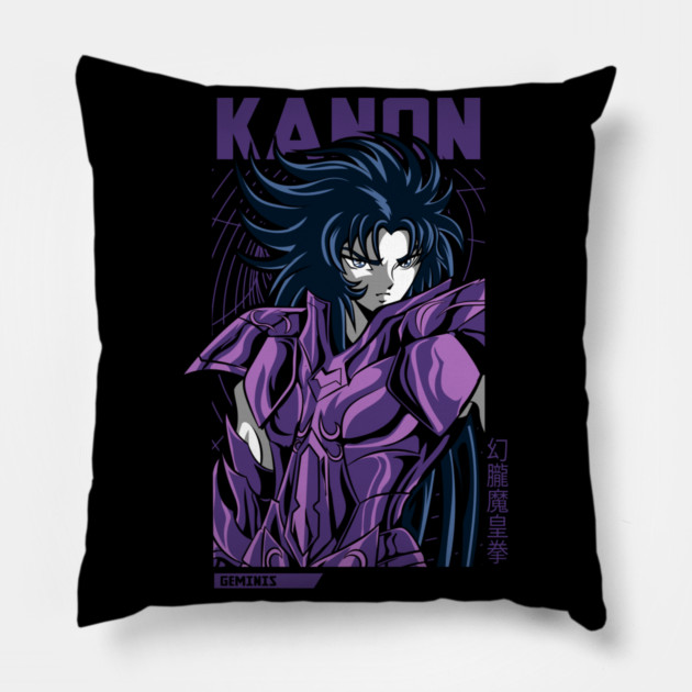 Kanon Gemini - Saint Seiya Art Pillow by Otaku Vibes