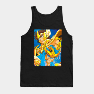 Aiolia and Camus Saint Seiya Gold Saints Tank Top