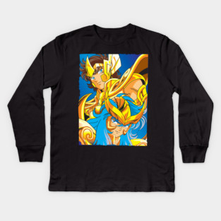 Aiolia and Camus Saint Seiya Gold Saints Kids Long Sleeve T-Shirt