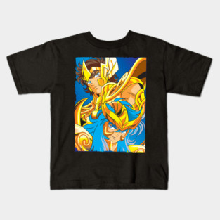 Aiolia and Camus Saint Seiya Gold Saints Kids T-Shirt