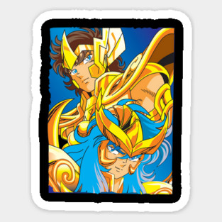 Aiolia and Camus Saint Seiya Gold Saints Magnet