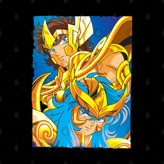 Aiolia and Camus Saint Seiya Gold Saints by Otaku Vibes