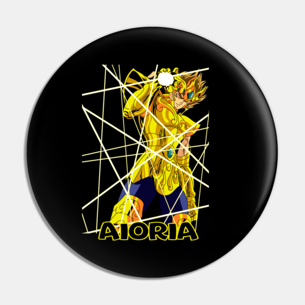 Aiolia Leo Gold Saint - Saint Seiya Pin by Otaku Vibes