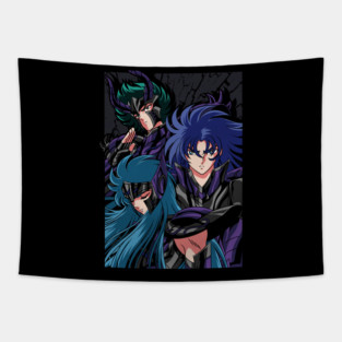 Wyvern Garuda Harpy Specters - Saint Seiya Tapestry