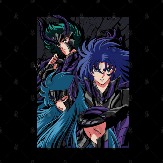 Wyvern Garuda Harpy Specters - Saint Seiya by Otaku Vibes