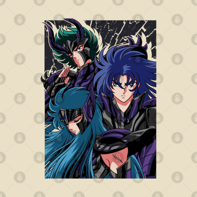 Wyvern Garuda Harpy Specters - Saint Seiya by Otaku Vibes