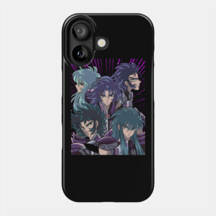Silver Saints Group Saint Seiya Heroes Phone Case
