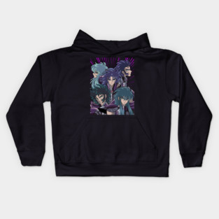 Silver Saints Group Saint Seiya Heroes Kids Hoodie