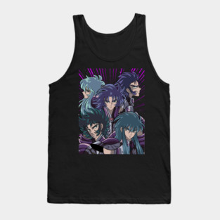 Silver Saints Group Saint Seiya Heroes Tank Top