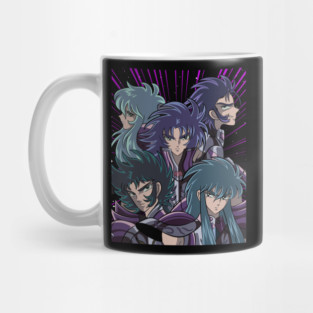 Silver Saints Group Saint Seiya Heroes Mug