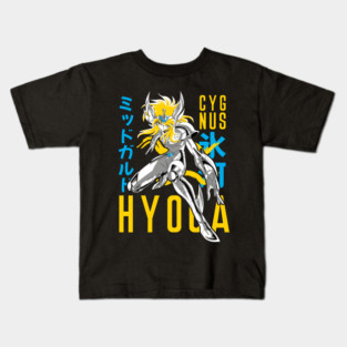 Cygnus Hyoga Saint Seiya Dynamic Pose Kids T-Shirt