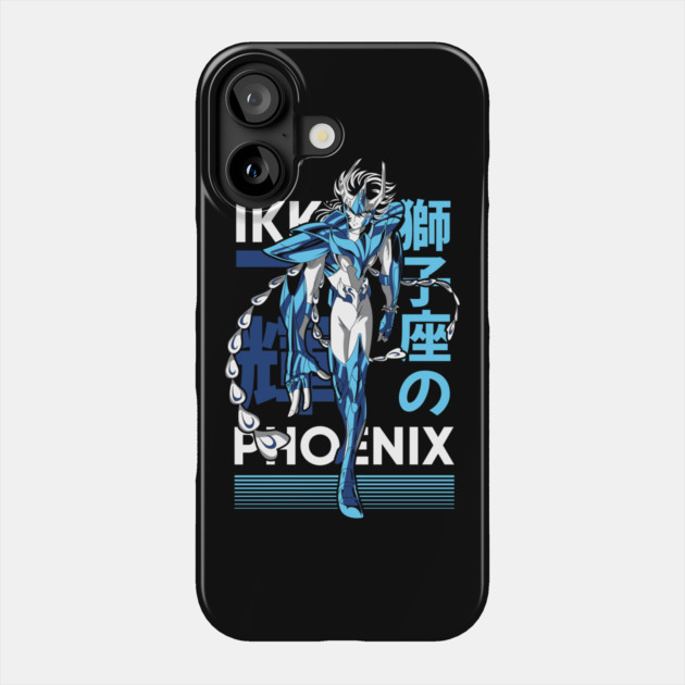 Phoenix Ikki Saint Seiya Fierce Walk Phone Case by Otaku Vibes