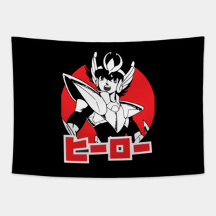Pegasus Seiya Saint Seiya Retro Style Tapestry