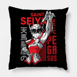 Pegasus Seiya Saint Seiya Heroic Pose Pillow