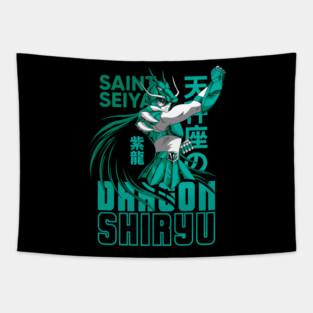 Dragon Shiryu Saint Seiya Fierce Strike Tapestry