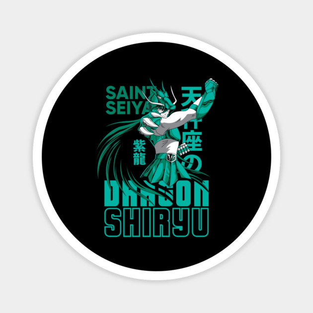 Dragon Shiryu Saint Seiya Fierce Strike Magnet by Otaku Vibes