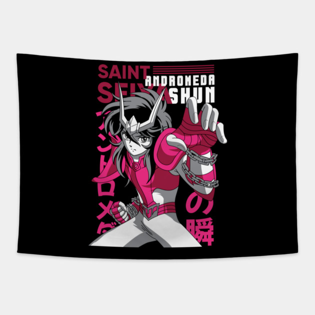 Andromeda Shun Saint Seiya Chain Power Tapestry by Otaku Vibes