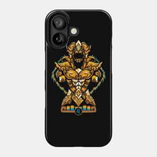 Leo Gold Cloth Saint Seiya Armor Art Phone Case