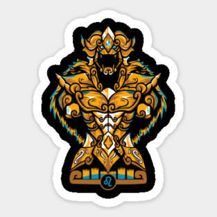 Leo Gold Cloth Saint Seiya Armor Art Magnet