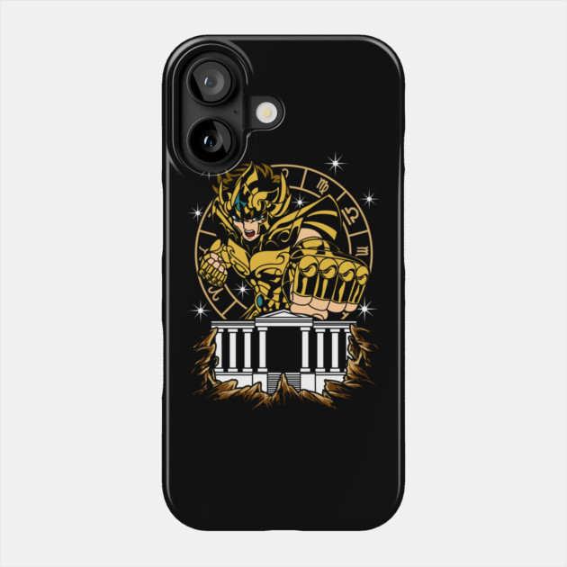 Leo Aiolia Saint Seiya Zodiac Power Phone Case by Otaku Vibes