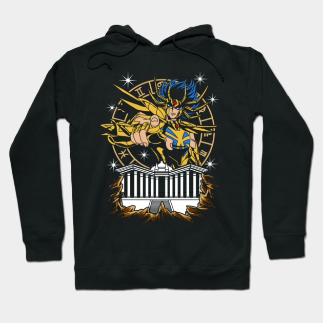 Gemini Saga Saint Seiya Cosmic Twin Hoodie by Otaku Vibes